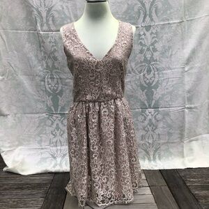 Eight Sixty Sleeveless, lace cocktail dress